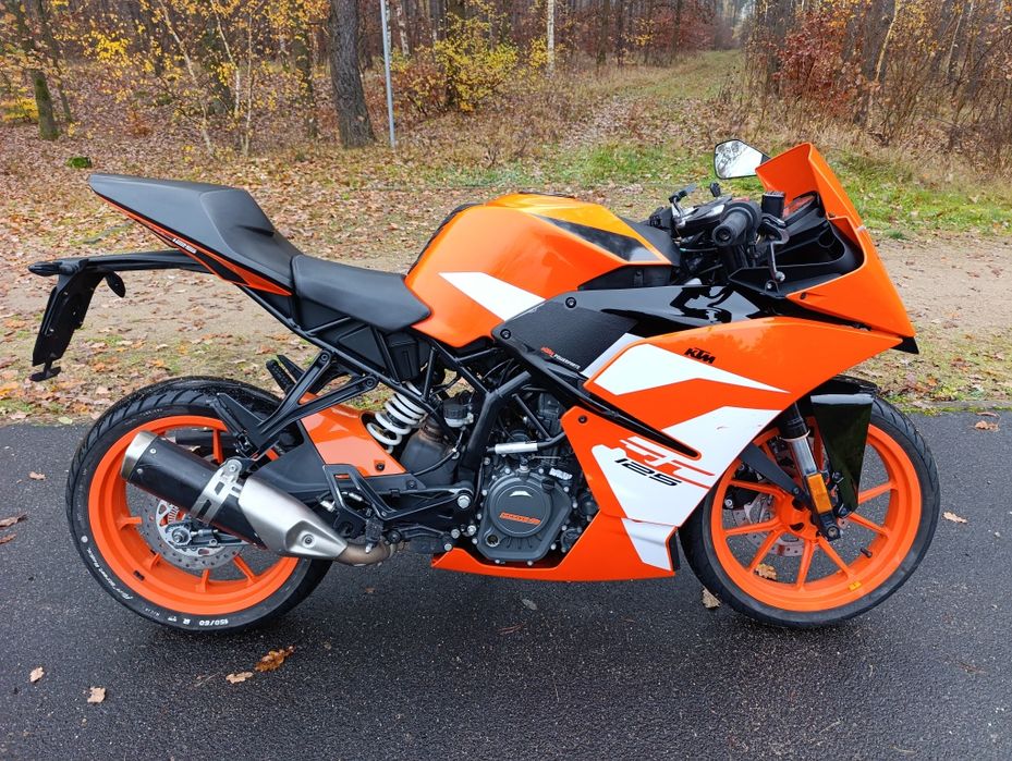 KTM RC 125 po ślizgu import Niemcy na kat B A1