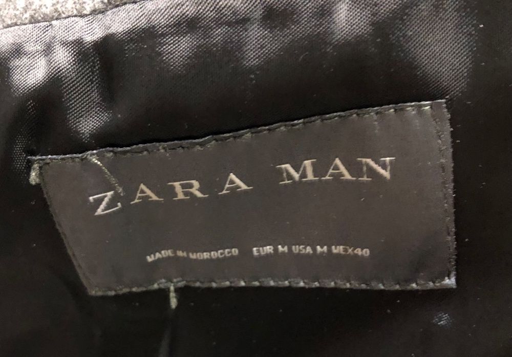 Płaszcz męski ZARA szary M/40 używany OKAZJA!!! Idealny na wiosne