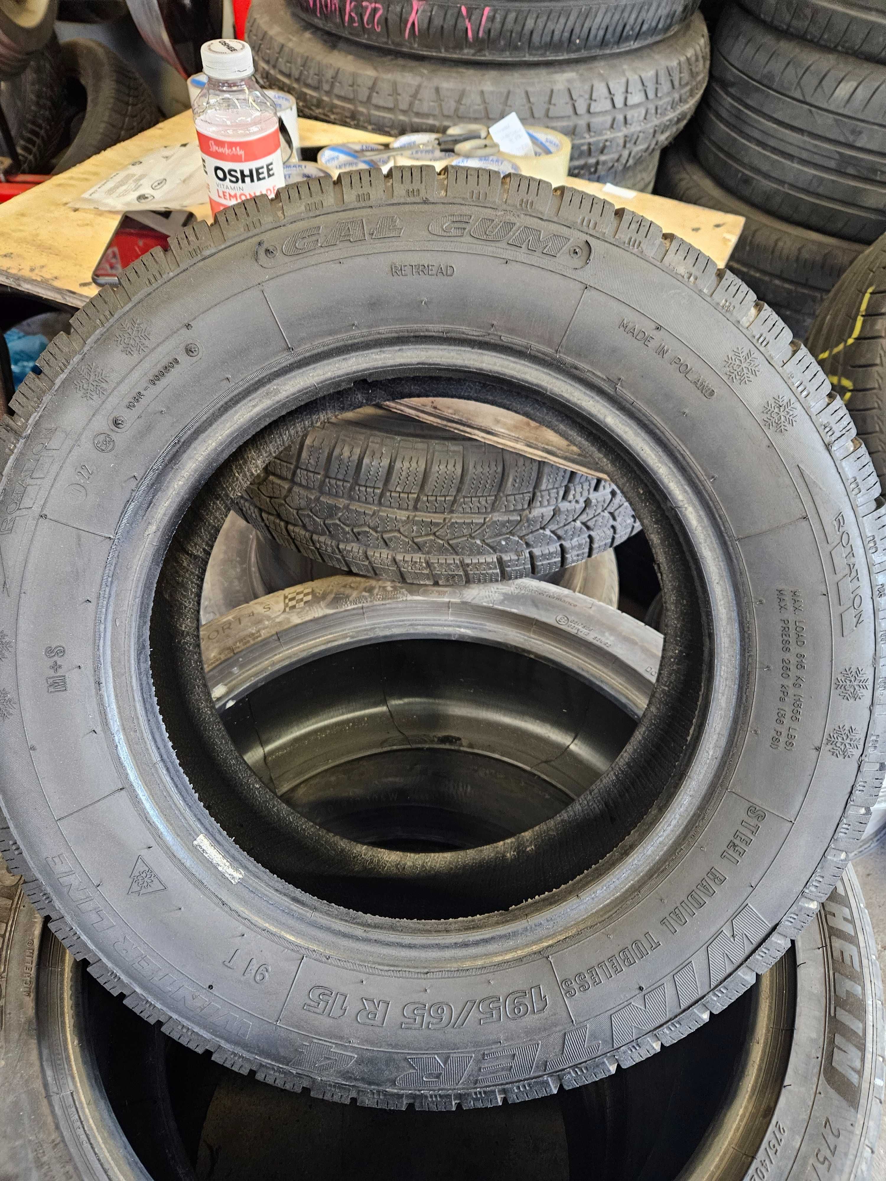 Gał Gum 195/65 r15 Winter 4 /// 7,65mm!!! 2022r wysyłka