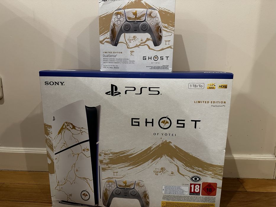 PlayStation 5 Edição Limitada Gold Ghost Of Yotei + Comando DualSense