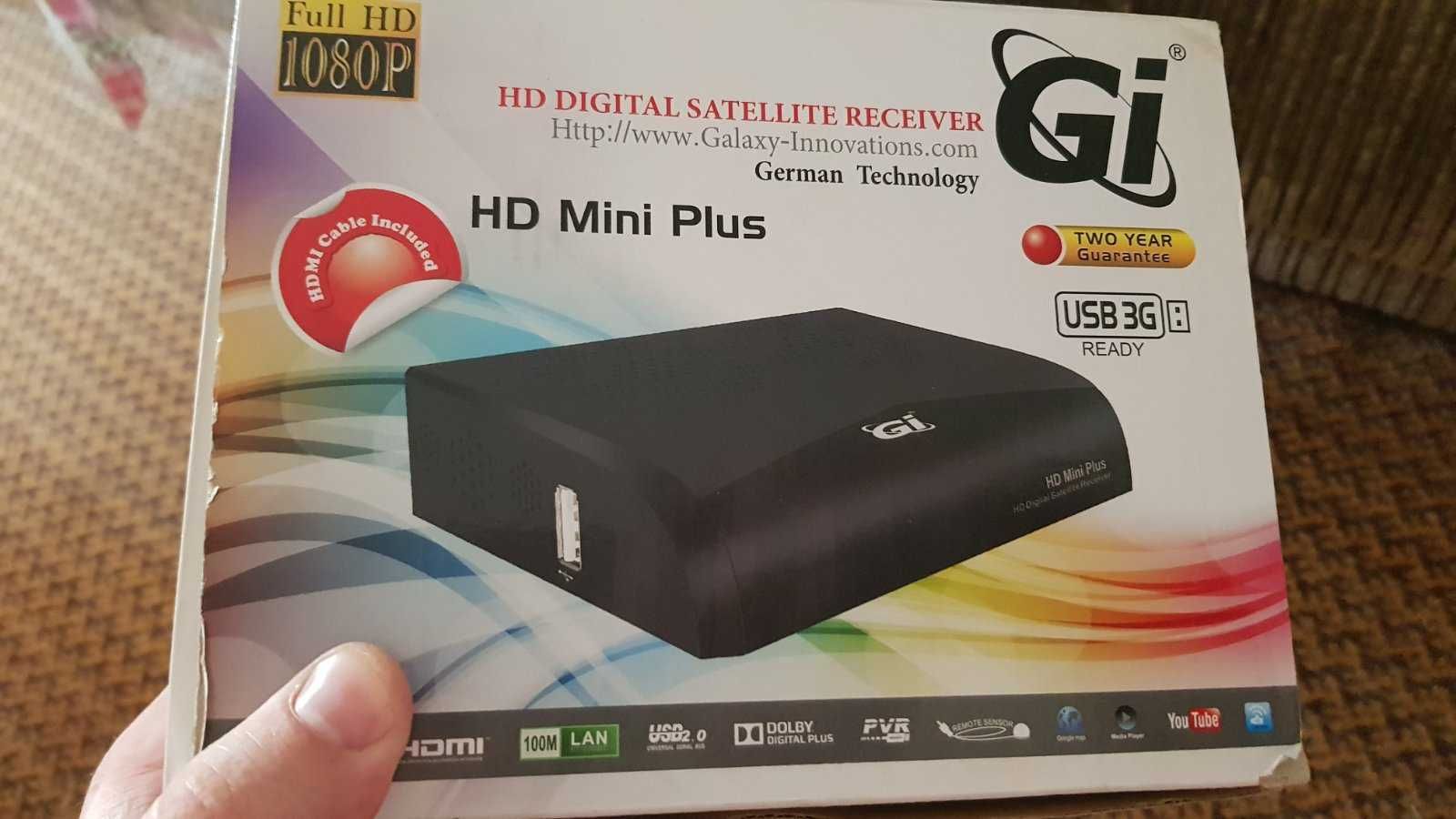 Разпродажа! Спутниковый тюнер  GI HD Mini Plus почти новий в коробке