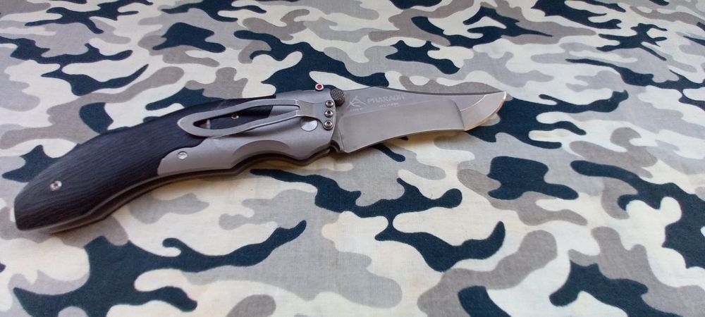 CRKT Elishewitz Pharaoh Automatyczny Nóż Konwersyjny Czarny Zytel