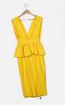 Vestido formal/cerimónia amarelo FEVERSAVE NOVO com etiqueta