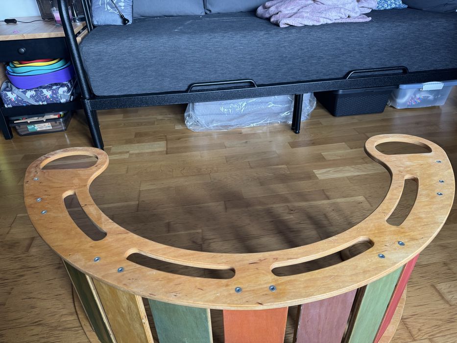 Bujak montessori drewniany duży tęczowy