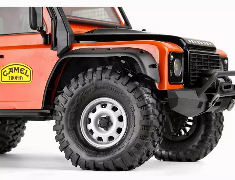 4 ciężkie stalowe felgi beadlock 1.9" 155g/szt TRX Land Rover TRAXXAS