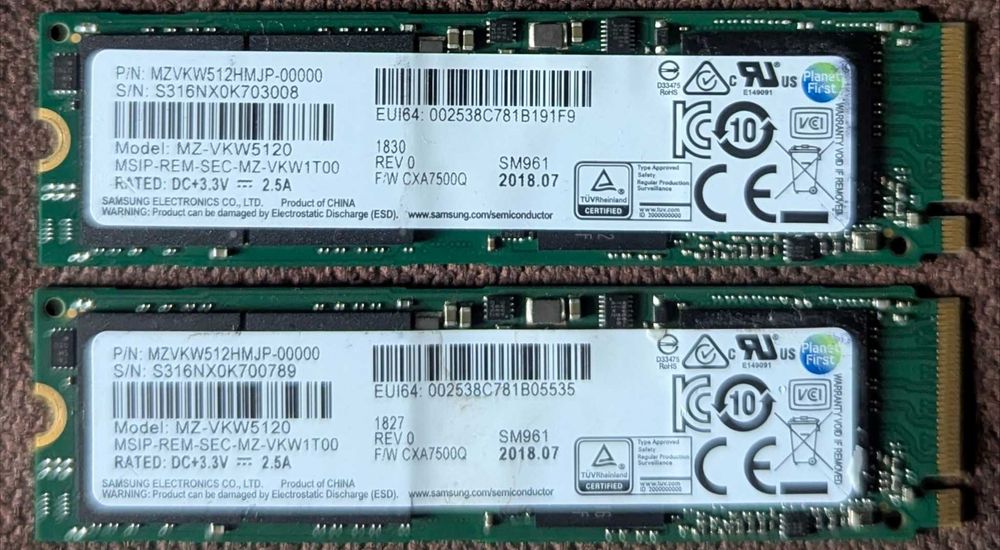 SSD M2 NVME/SATA3 (256-512-1TB)  !