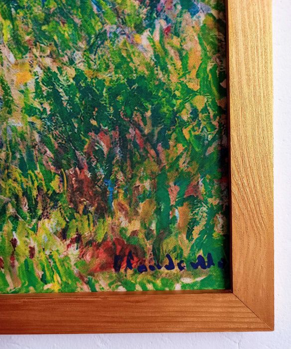 Obraz na płótnie -kobieta z parasolką, Claude Monet, 50x70cm