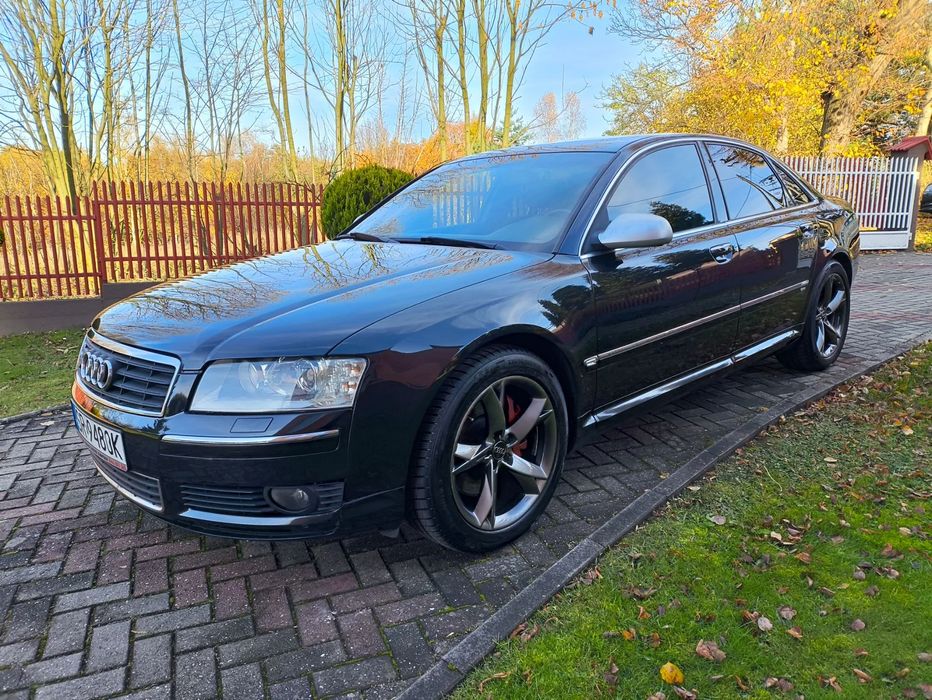 Audi A8 Inst. LPG. Stan techniczny jak i wizualny b.dobry org przebieg.