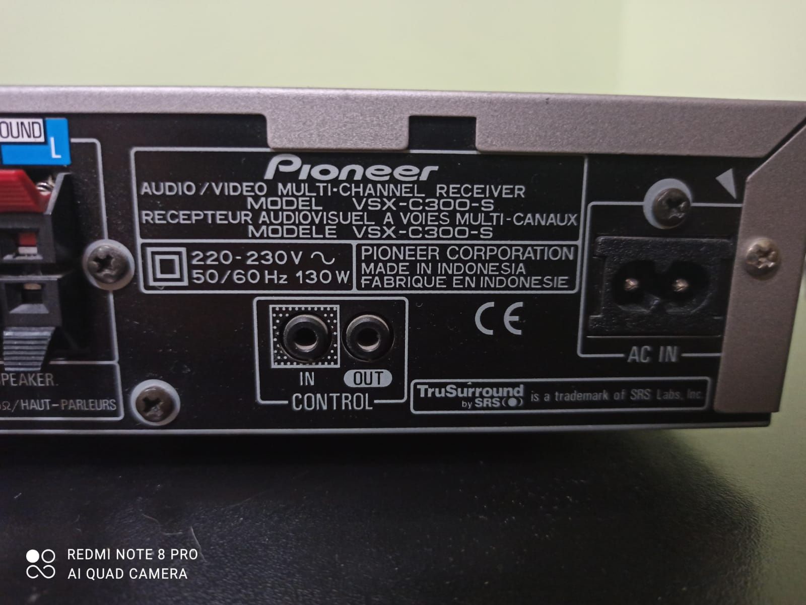 Wzmacniacz + Subwoofer + 5 głośników Pioneer
