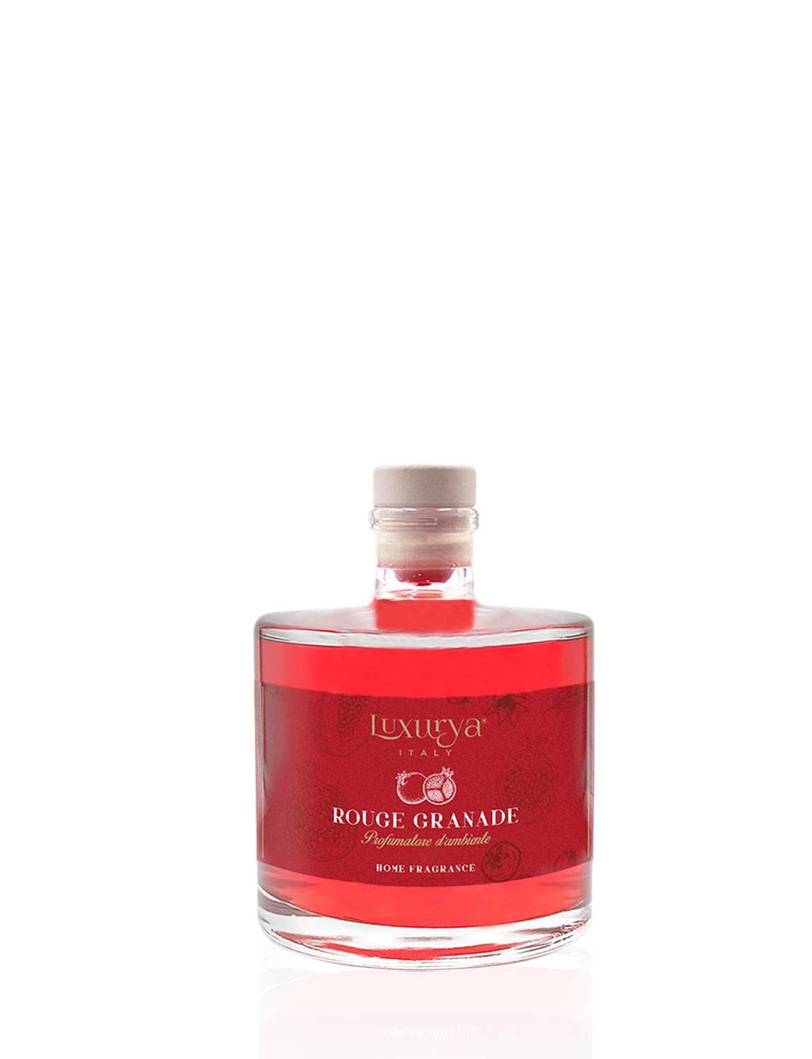 Dyfuzor zapachowy z patyczkami Luxurya Czerwony Granat - 500 ml