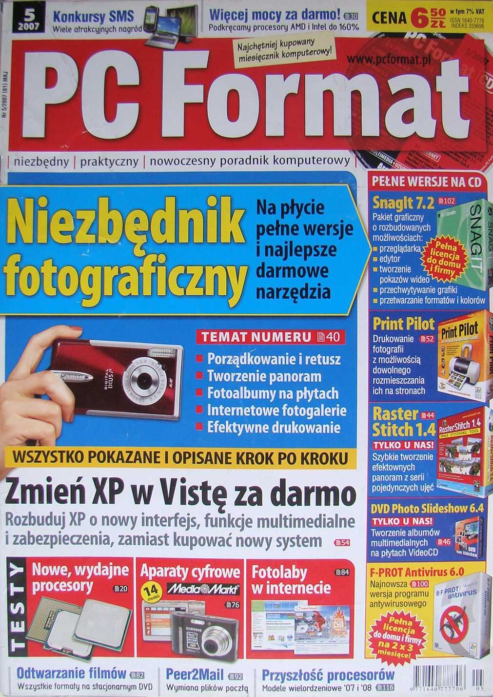 PC Format. Nr 1, 3-11. 2007. 10 egz. z dodatkami CD