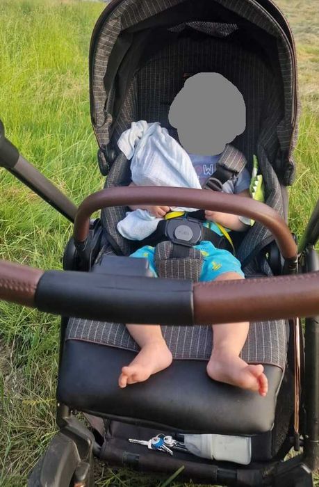 Wózek gondola i pacerówka Peg-Perego Veloce Fiat-500 2w1