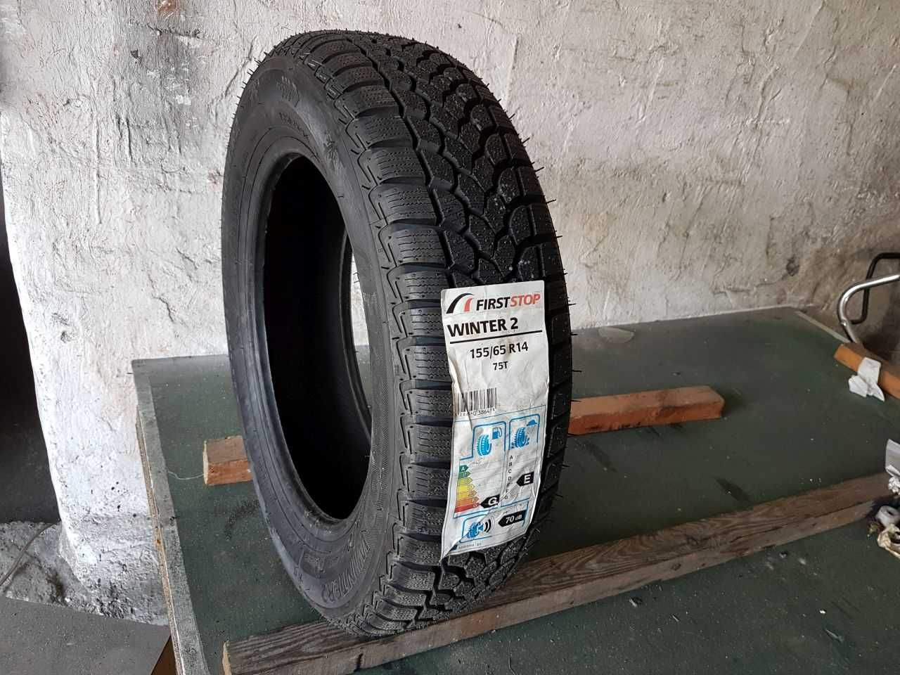 Nowa Opona zimowa pojedynka 155/65R14 9,2mm First Stop Winter 2