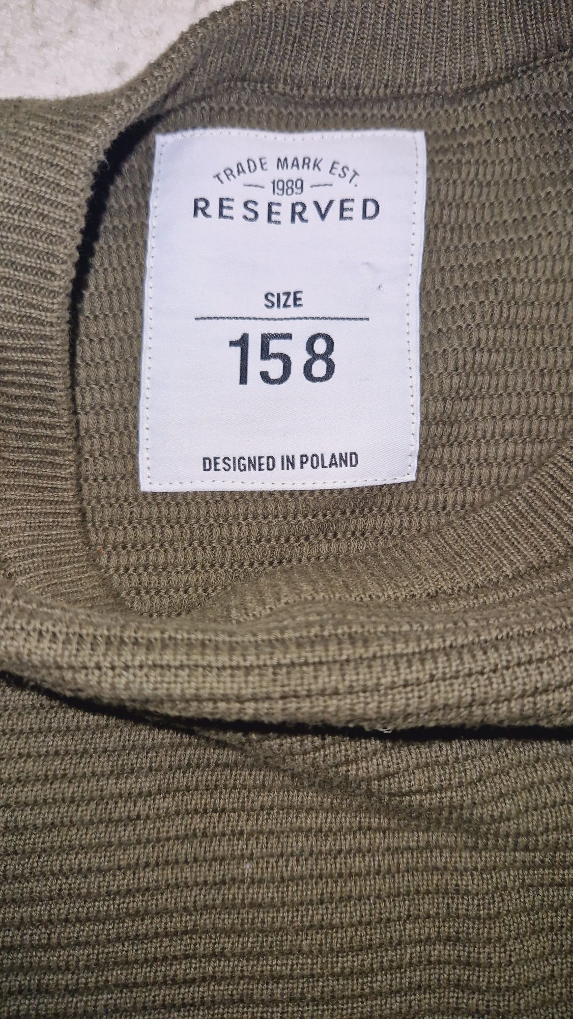 Sweter chłopięcy r. 158 nowy Reserved