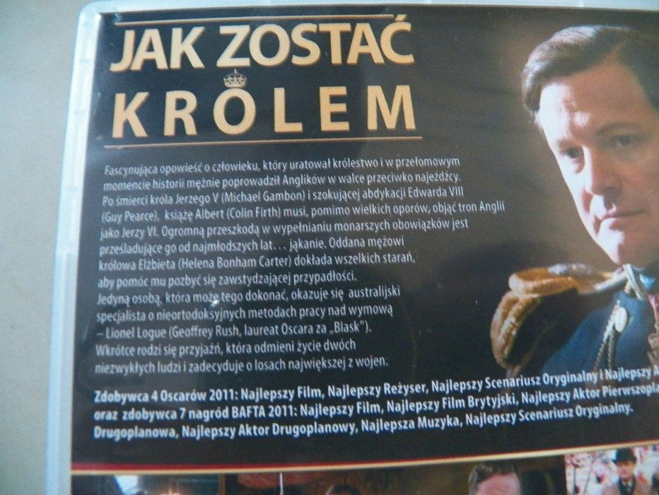 Jak zostać królem. Film DVD. 12 oskarów. Tom Hooper.