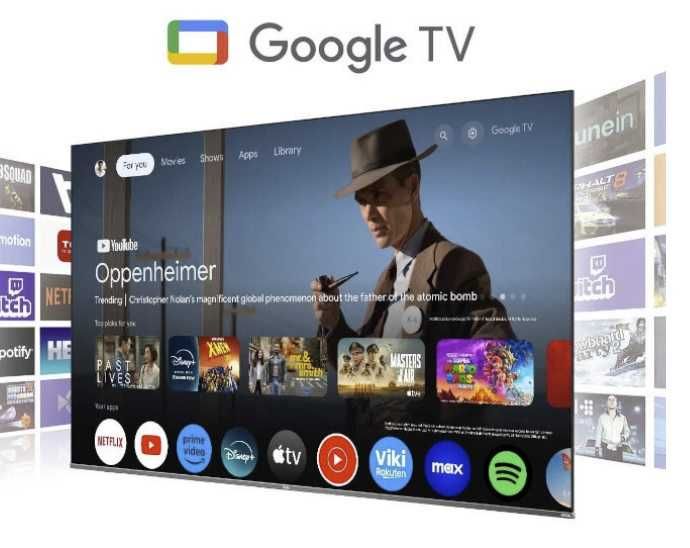 Telewizor  TCL 75C75B 75" QLED 4K 144Hz Google TV Dolby Atmos Dolby
