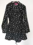 Denim Parka  lekki zwiewny prochowiec z kapturem r S