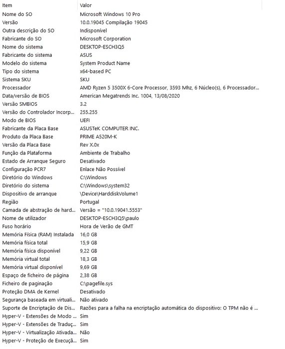 PC Gaming Ryzen 5 3500X 6 Core