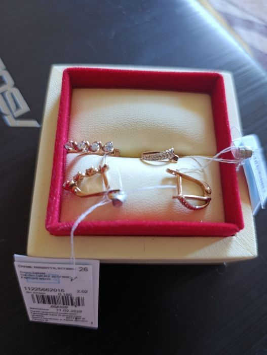 Серебряные серьги