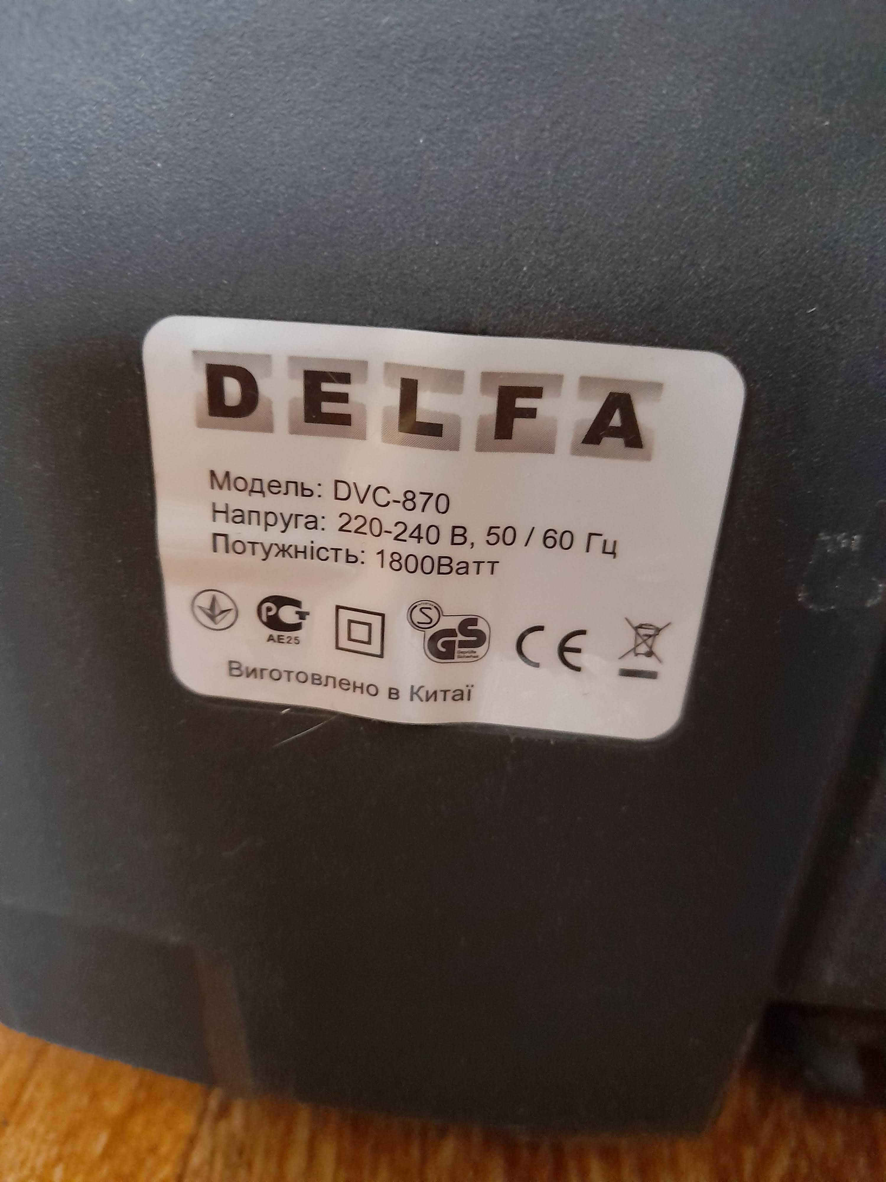 Пылесос DELFA DVC-870