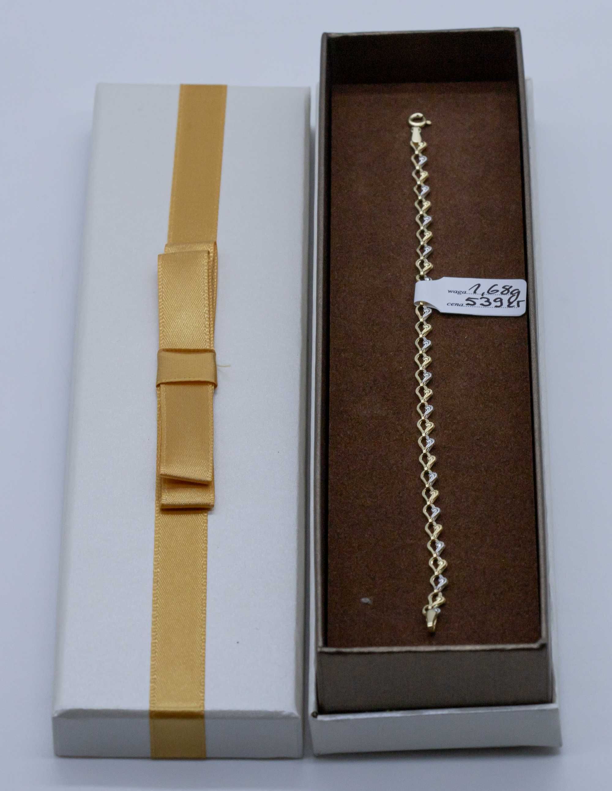 Złota bransoletka 585 14K 1,68gram 18cm Nowa