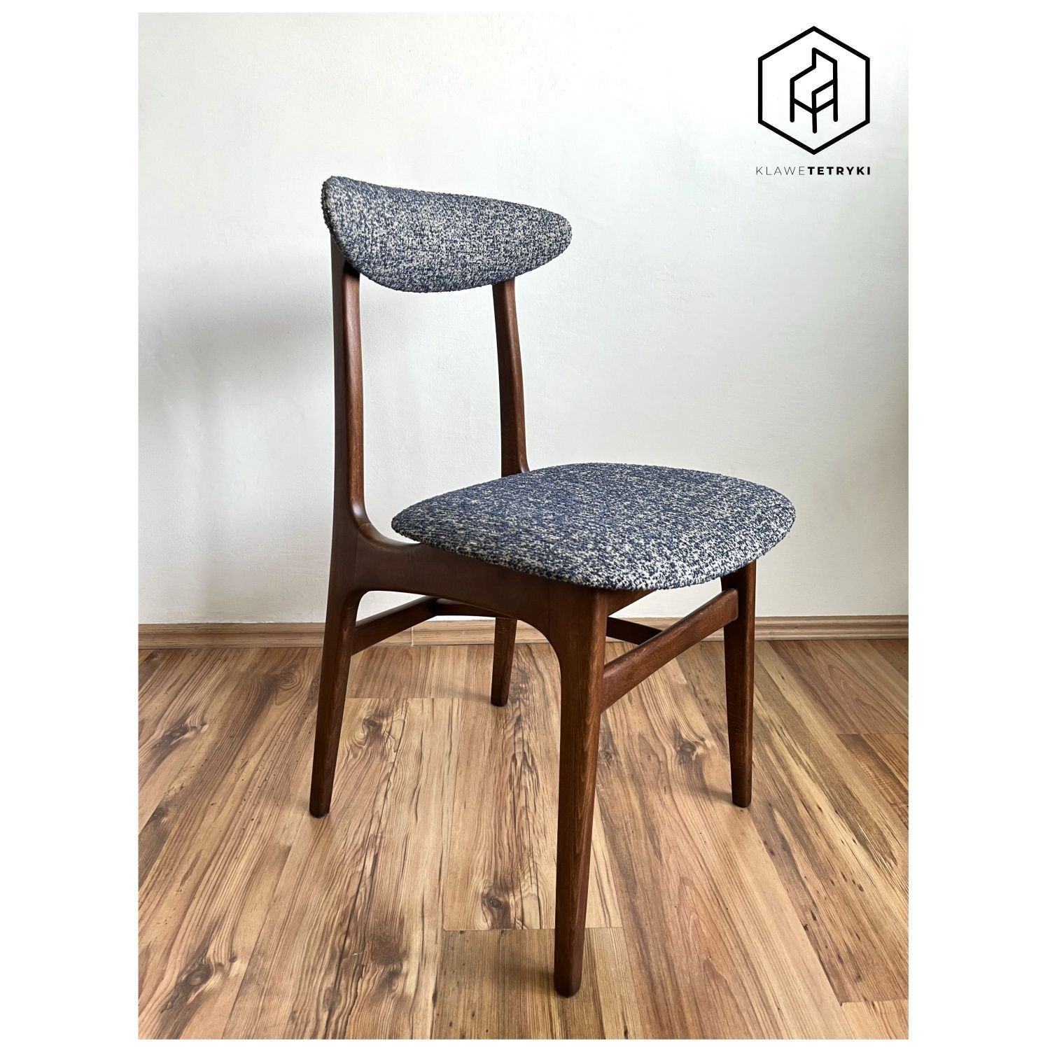 Krzesło Hałas 200-190 (po renowacji) #prl #vintage #design