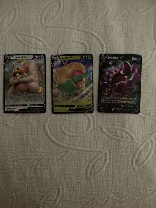 3 cartas pokémon especiais