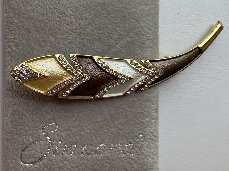 Брошка «Пір’ячко» Sincere