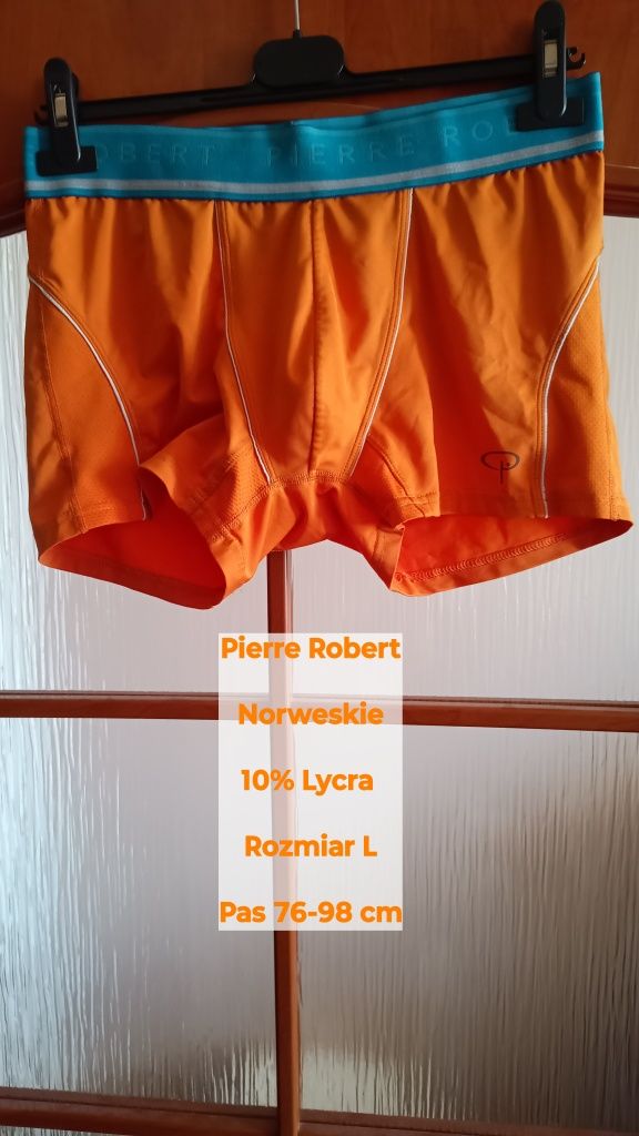 PIERRE ROBERT Męskie sportowe spodenki funkcyjne, Roz. L, Pas 76-98 cm