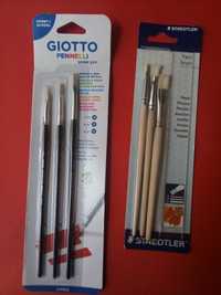 Pincéis Giotto e Staedtler