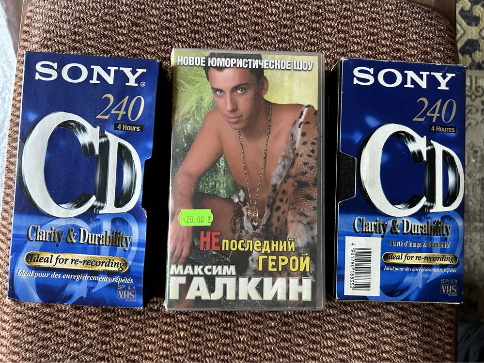 Відкокасети Sony 70грн за всі