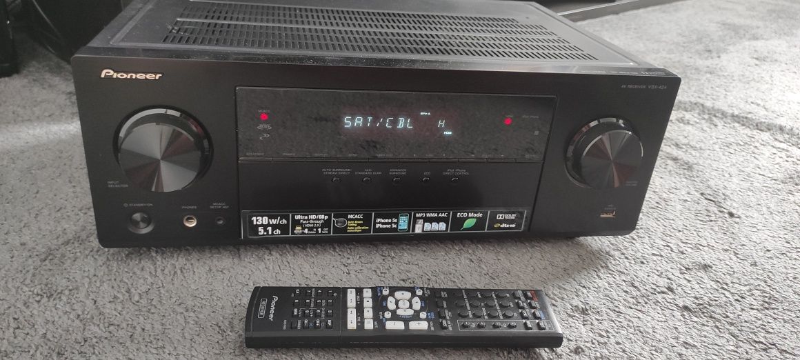 kino domowe  Pioneer amplituner  + pilot + moduł bluetooth instrukcja