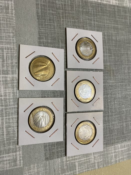 Moedas comemorativas de 5 euros da finlandia