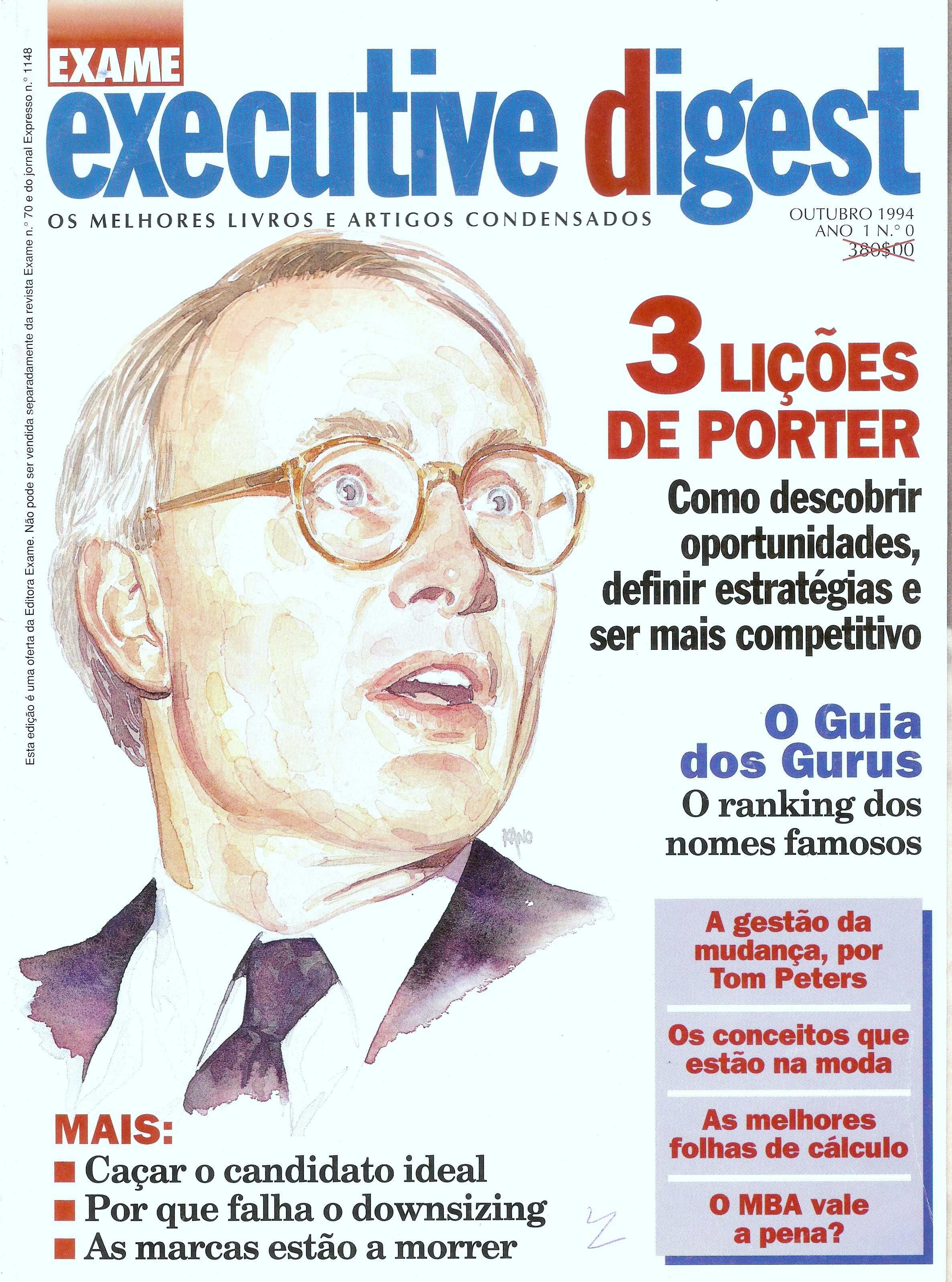 Michael Porter número 0 da Exame Executive Digest 1994
