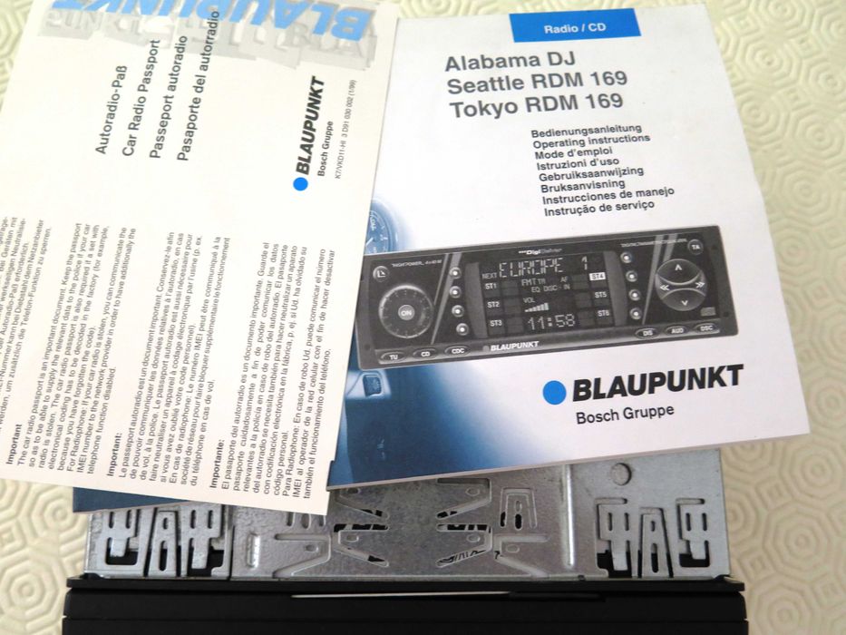 Auto Radio Cd Player BLAUPUNKT Seattle RDM 169