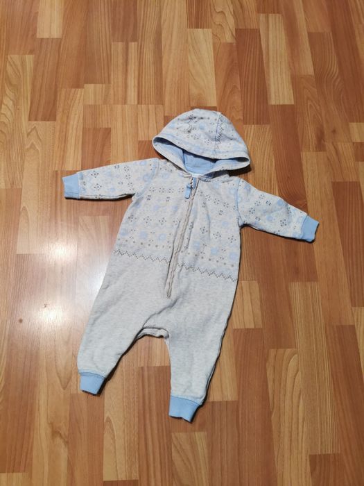 Kombinezon dresowy next pajac pajacyk bez stóp dla chłopca chłopięcy