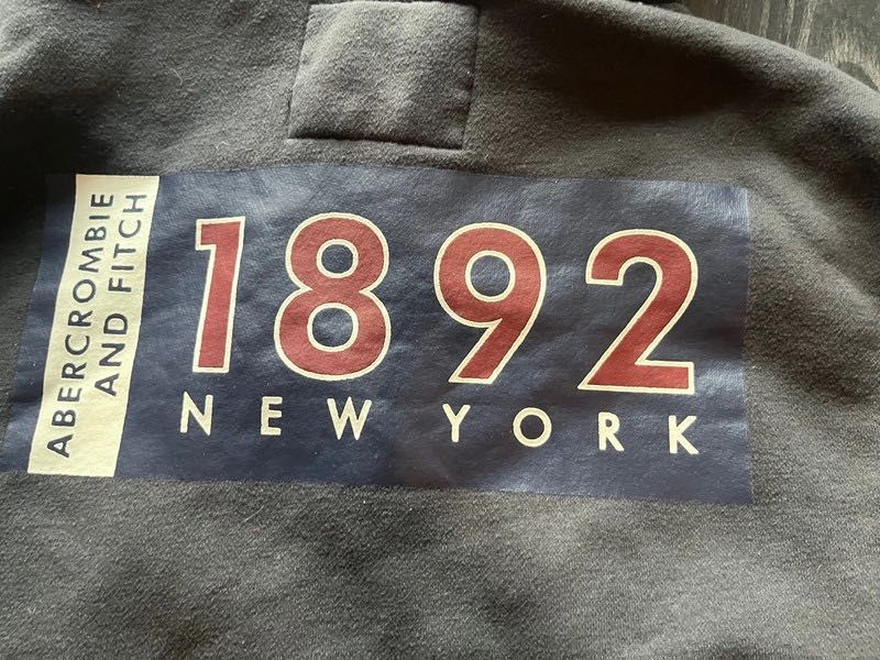 Abercrombie & Fitch 1892 New York bluza z kapturem