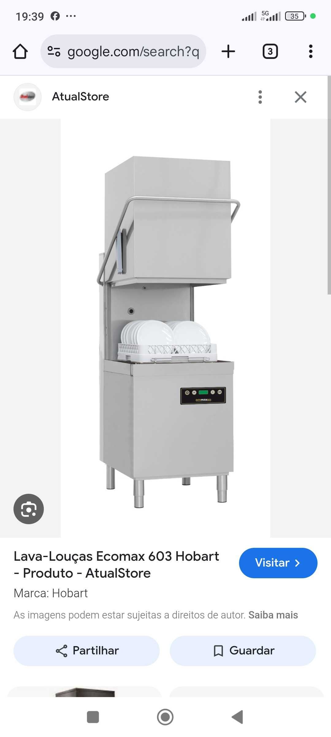 Vendo equipamentos comerciais