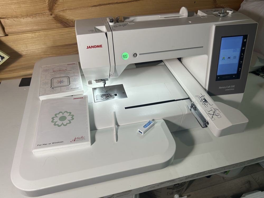 Hafciarka JANOME memory craft 550e GWARANCJA 4lata 2 programy