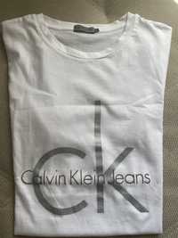 Жіноча футболка Calvin Klein S біла з логотипом