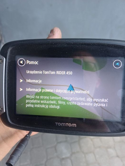 Nawigacja motocyklowa tomtom rider 450