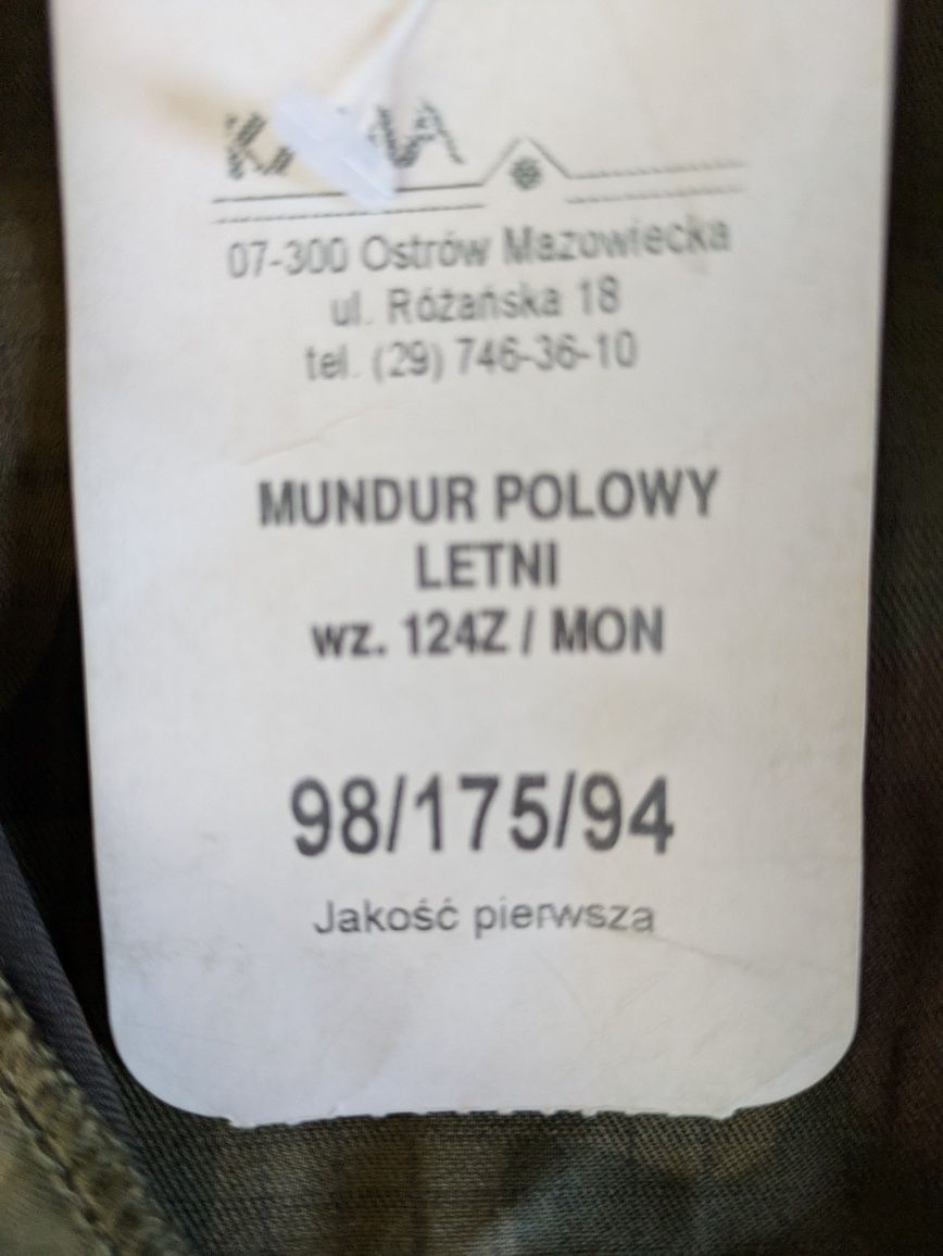Mundur polowy letni wz. 124Z
