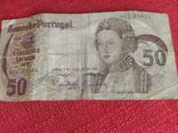 Nota 50$00 1 fevereiro 1980 Infanta D. Maria
