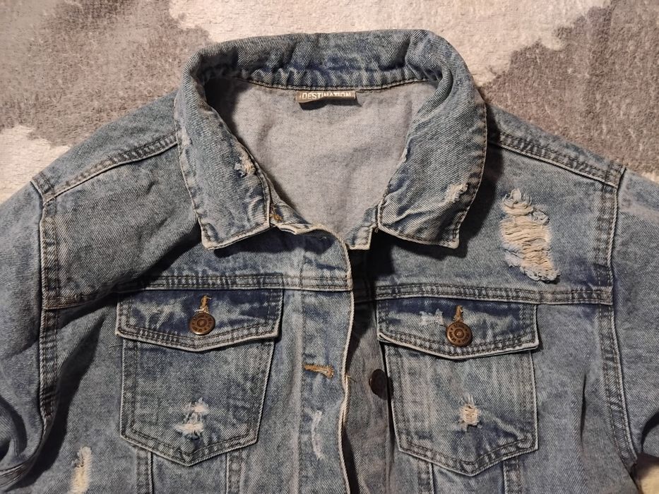 Джинсова куртка для дівчат ,  жіноча 164