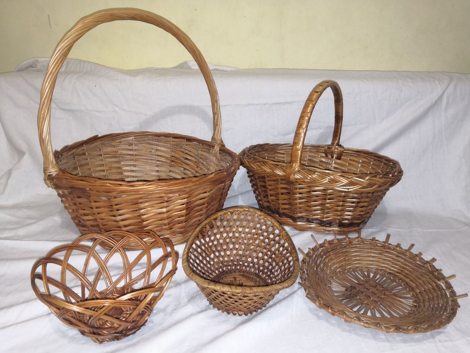 Плетенные корзины корзинки вазочки тарелки блюда