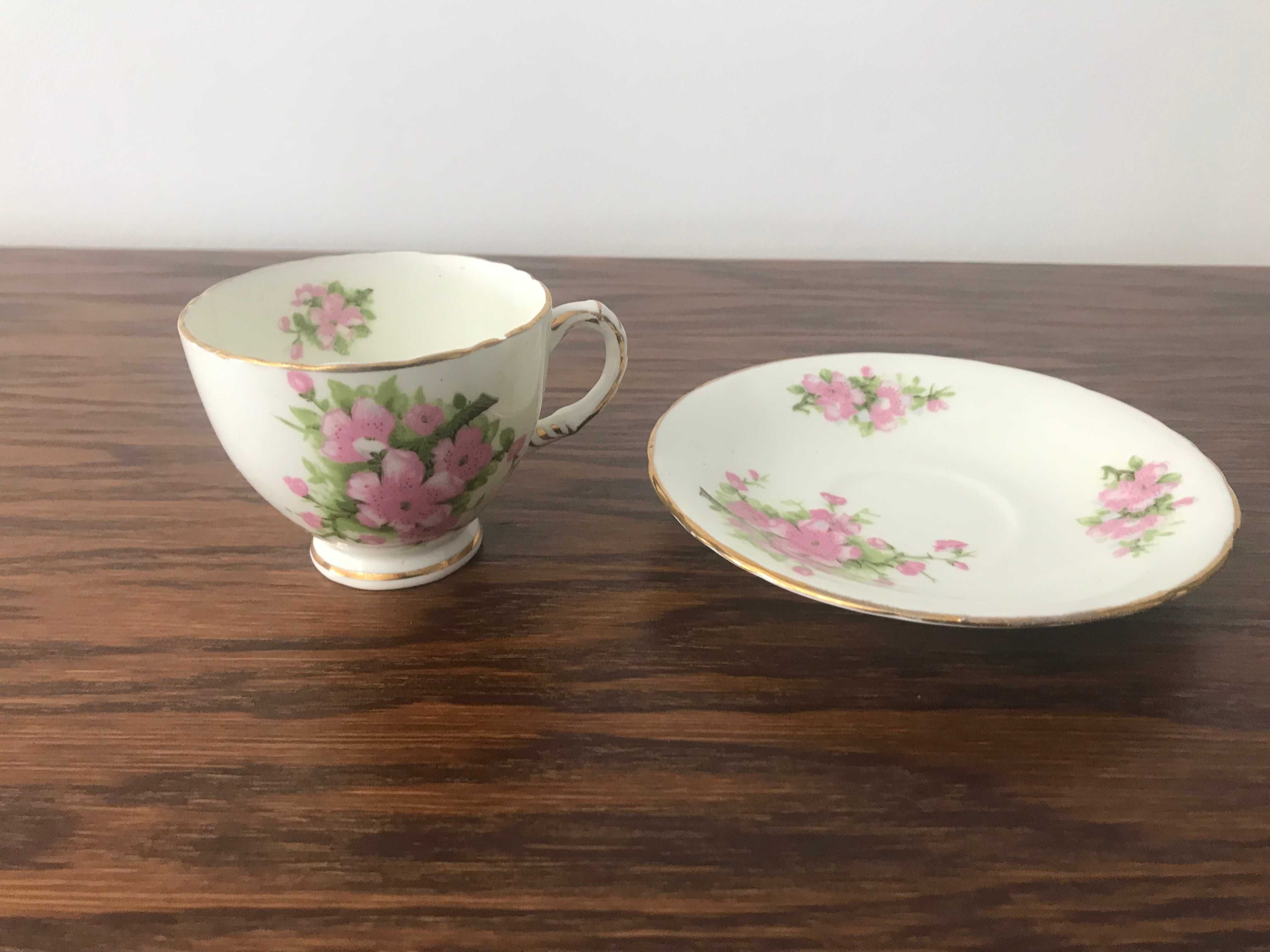 filiżanka porcelanowa HM sutherland bone china vintage prl