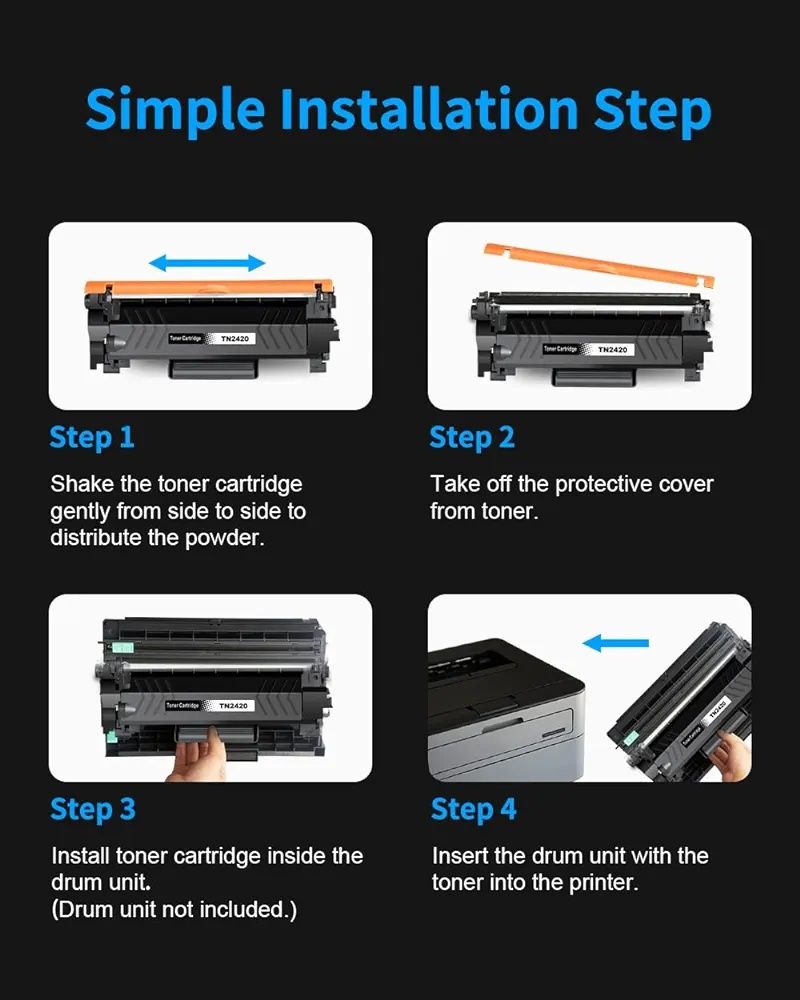 TN-2420 Toner  Colorfly 2 Pack kompatybilny z Brother