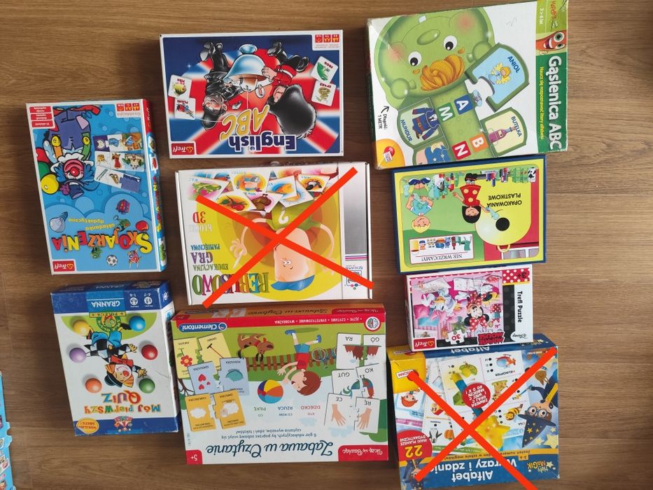 Puzzle planszowki gry układanki