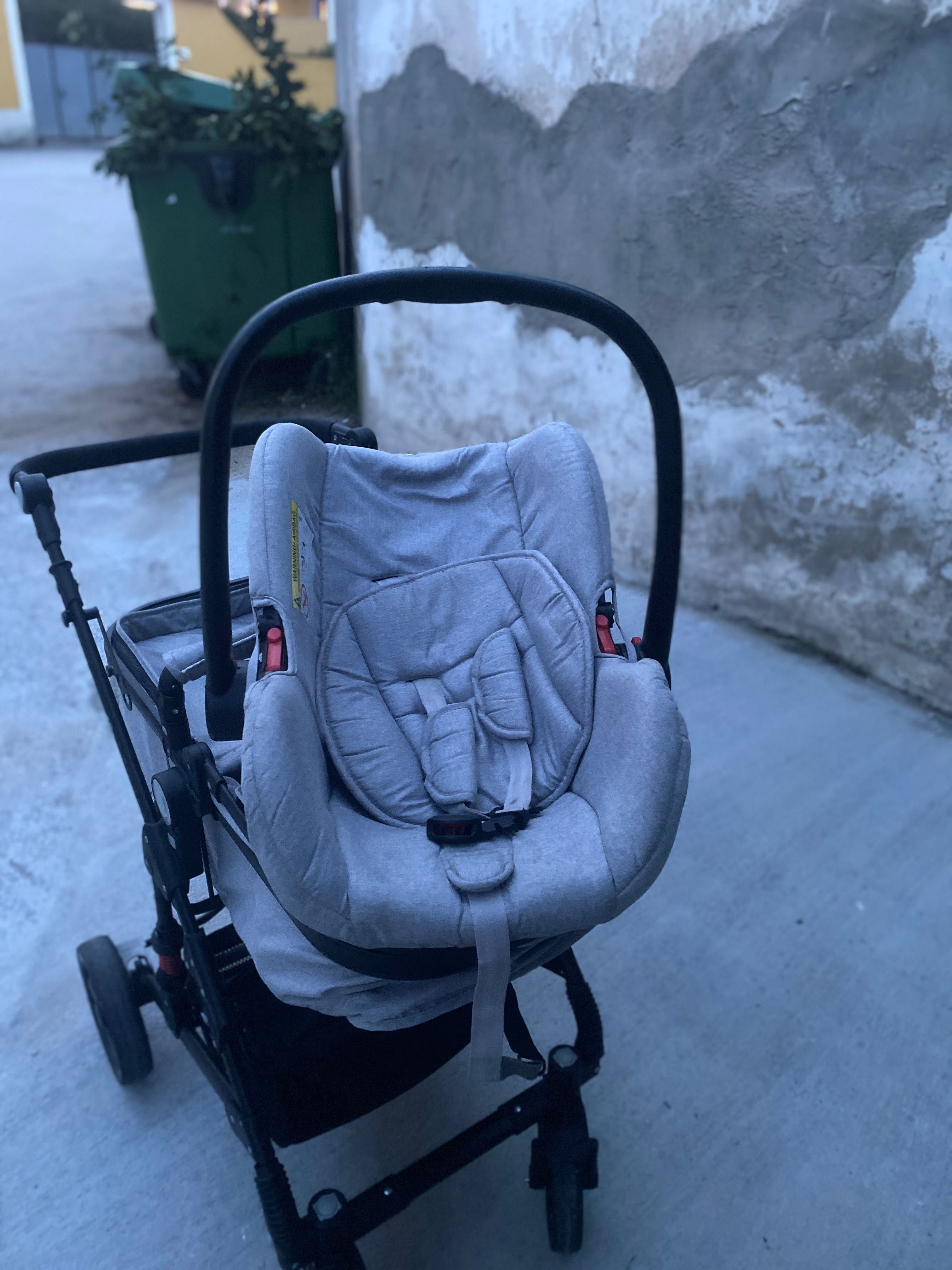 Carrinho de bebê 3 em 1