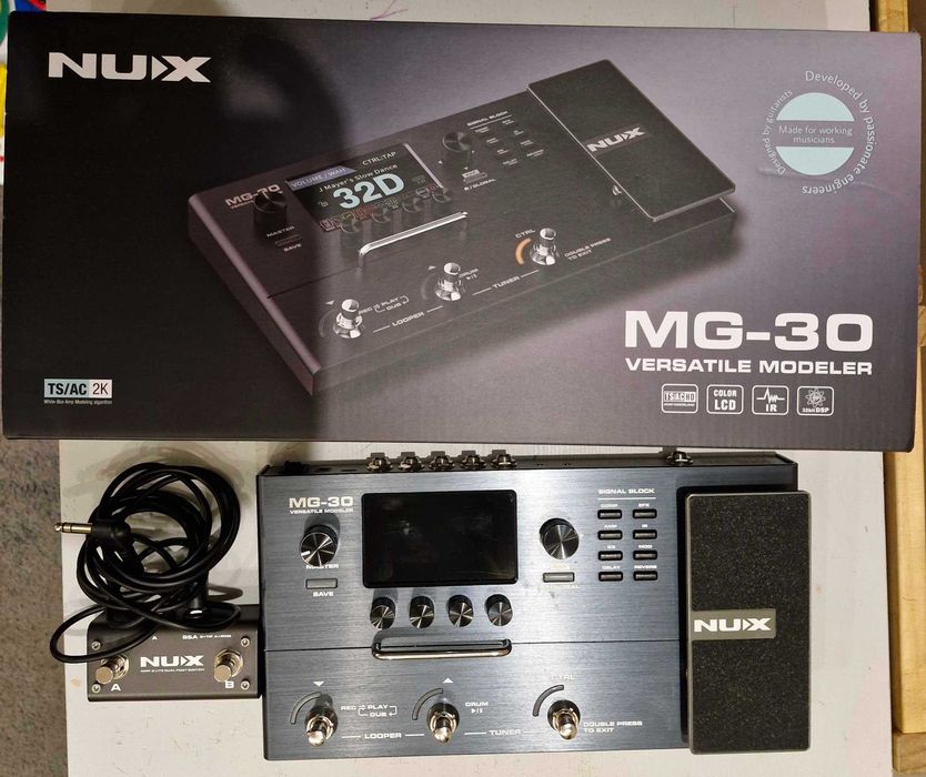 Multiefekt NUX MG-30 w świetnym stanie
